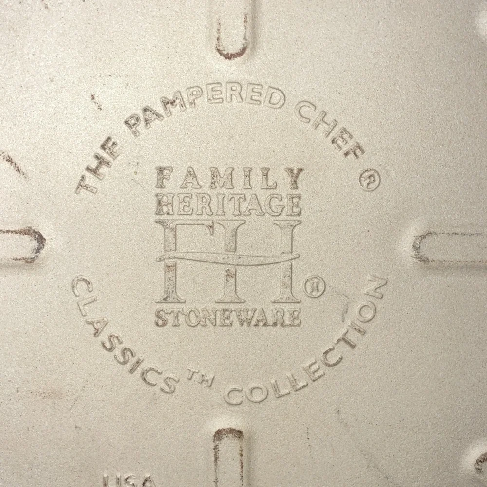 Pampered Chef 9 X‎ 13 Baking Casserole Dish Family Heritage Stoneware Cook Bake